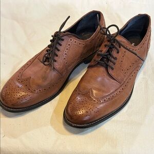 Nunn Bush Tan Leather Men's Oxfords